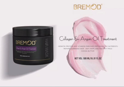 Bremod hair food college And argan oil mask