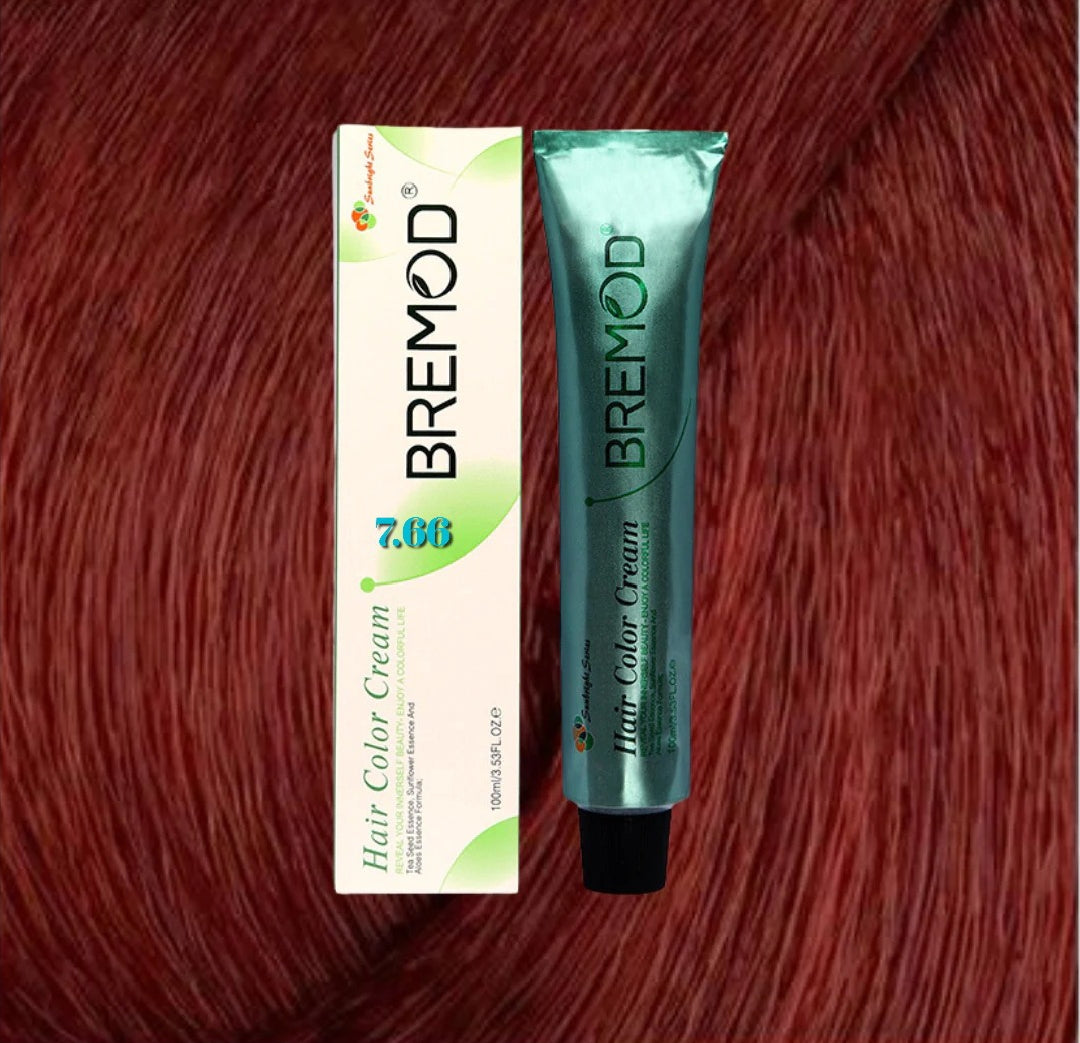 Bremod Hair Color 7.66